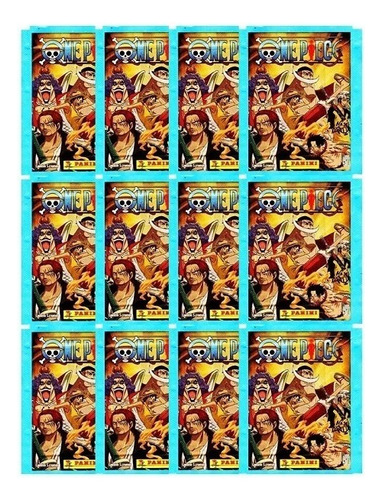 50 Figurinhas One Piece A Guerra Marineford (10 Envelopes)