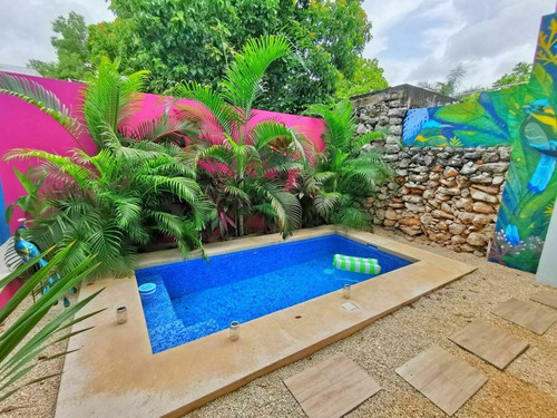 Imagen 16 de 30 de Venta De Hermosa Casa Azul En El Centro De Mérida.