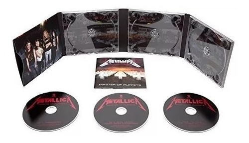 Box Cd Metallica Master Of Puppets Deluxe 3 Cds