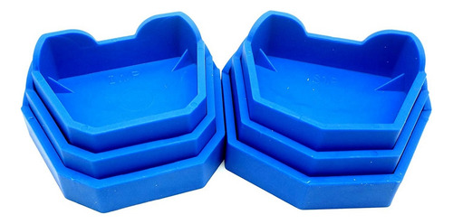 Base De Modelo Dental Crystally-6 Piezas, Antiguas Bandejas