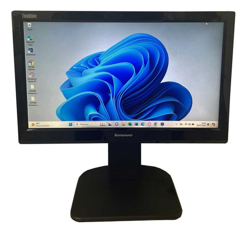 Monitor Lenovo E2003ba, 19.5 Polegadas - Lcd Cor Preto 127/220v - Bom (Recondicionado)