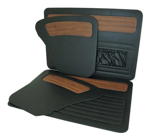 Forração Lateral Preto Jacarandá Fusca /77 Grampo Bagagito
