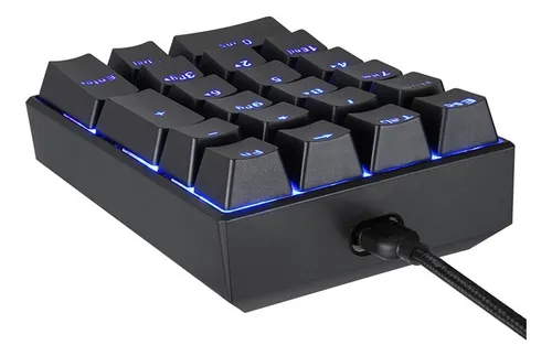 comprar Mini Teclado Programável Com 21 Interruptores Vermelhos