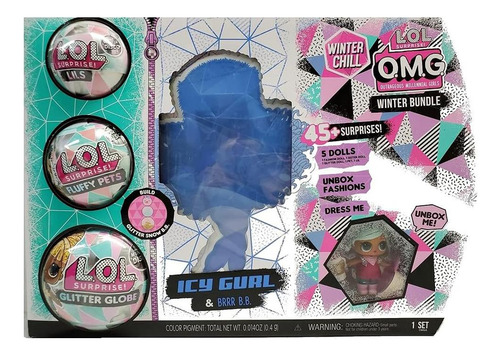 L.o.l. Sorpresa! Mga Paquete Invierno 5 Muñecas Y Más