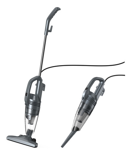 Aspirador de Pó Vertical 2 em 1 Portátil de Mão com Fio Redkey P5 900W 14kPa de Potência Cabo Elétrico 4m Capacidade 1,2L com Filtro HEPA 127V Cor Prateada