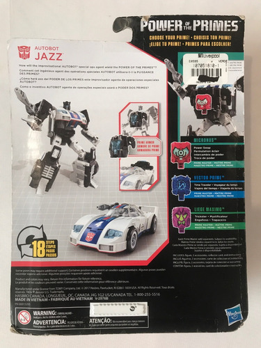 Autobot Jazz Transformers Power Of The Primes Deluxe Class (Usado)