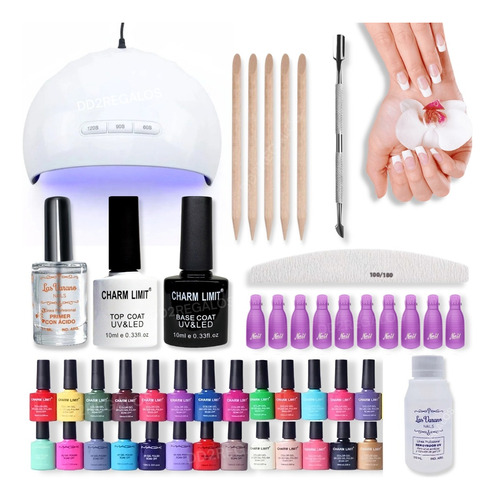 Kit Inicial X26 Cabina Esmaltes Semi Completo Manicuria