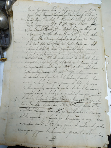 Documentos Antiguo 1845 L (Usado)