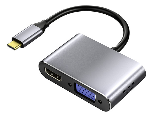 Hislave Periferico Computadora 5 1 Tipo-c Vga Pd Usb3.0 Hub