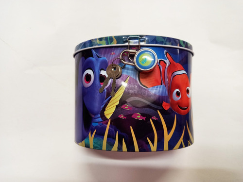 Imagen 1 de 3 de Buscando A Nemo Alcancia Metalica 15cm Aprox ¡nuevo! 