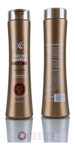 Shampoo Frizz Off Sin Sal 400ml Rocco