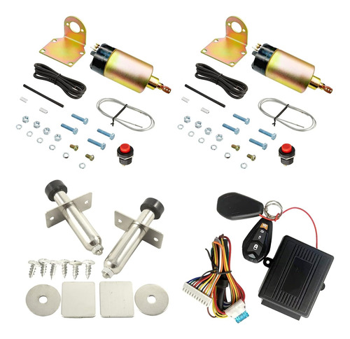 Llnseauto Kit De Manija De Puerta Afeitada De Dos Puertas, S