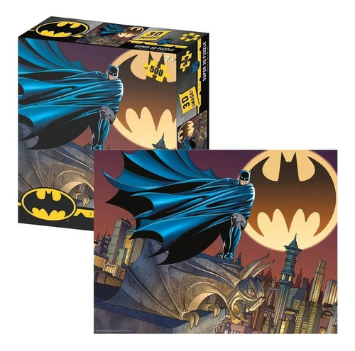 Quebra-cabeça 3d Batman Bat Signal 500 Pçs Multikids Br1627