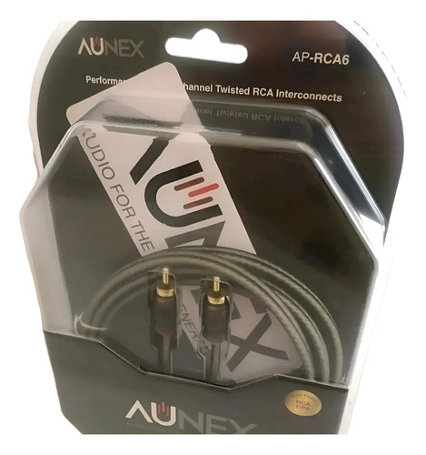 Cable Rca Aunex - 100% Cobre - 1.8m