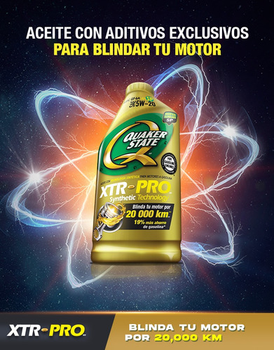 Aceite Quaker State 15w40 Xtr-pro Synthetic Technology 5l