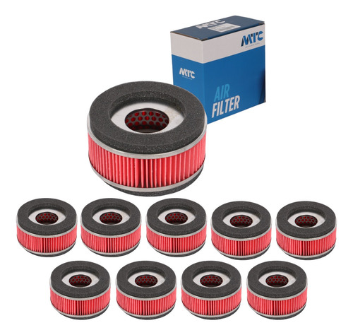 10 Filtros De Aire Para Italika Gs150 Con Leds 2013-2015 Mtc