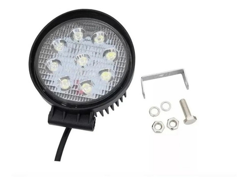 Foco Par Kit Neblinero Led Redondo 27w Auto  Furgon Camion 