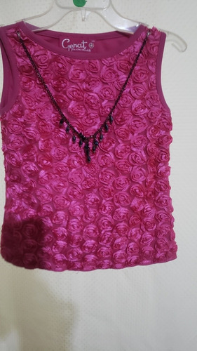 Blusa Rosa Gerat Talla 6 Para Niña 