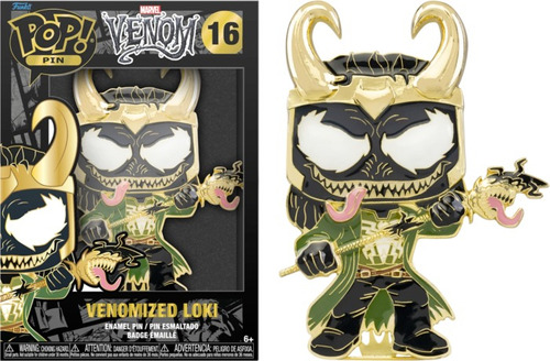 Pin Venomized Loki Funko Pop! Pin 16 Marvel Envio Gratis