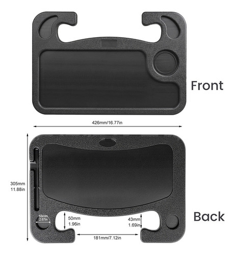 Dsd 1 Pcs Volante Do Carro Comer Bandeja/laptop Mesa Preto