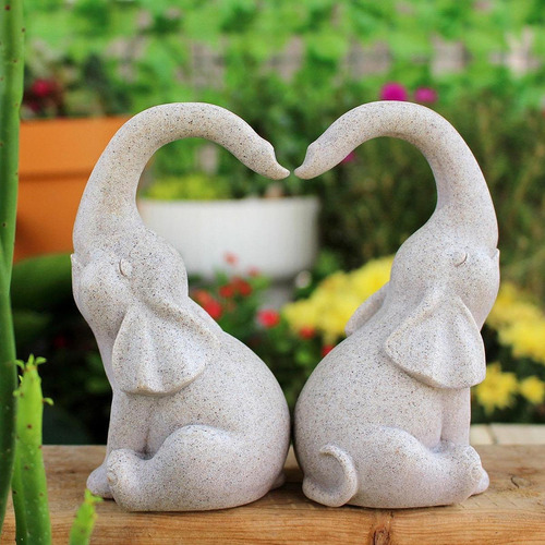 1 Par De Adornos Centerpiece Garden Estatua De Para Balcón