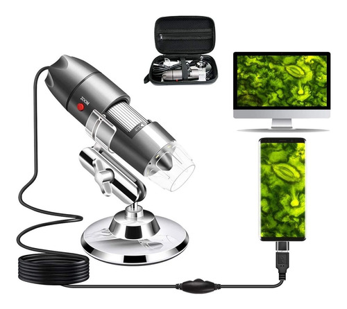 Cámara De Microscopio Usb 40x A 1000x, Cainda Digital M