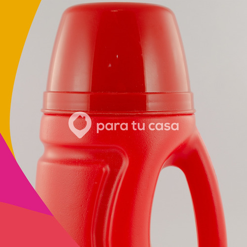 Imagen 5 de 10 de Termo Plástico Irrompible 1 Lt Pico Cebador A Rosca X 6 Unid
