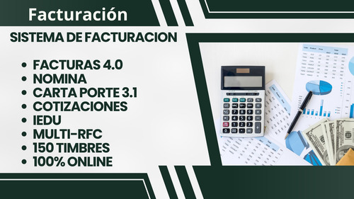 Sistema Facturación Electrónica Cfdi 4.0 150 Folios/timbres