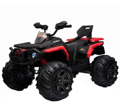 Cuatrimoto Electrica Niños 2-8, 4 Motores Llanta Goma, Cuero