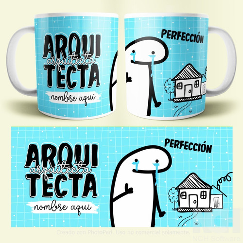 Taza Cerámica Flork Profesión Arquitecto - Arquitecta