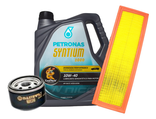Filtros+aceite Petronas 10w-40 Renault Clio Ii 1.5 Dci