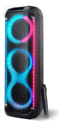 Parlante Portátil Bluetooth Usb Luces, Mic & Control 50w®