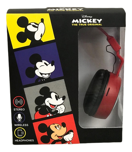 Audífono Inalámbrico Bluetooth Edición 90 Años De Mickey