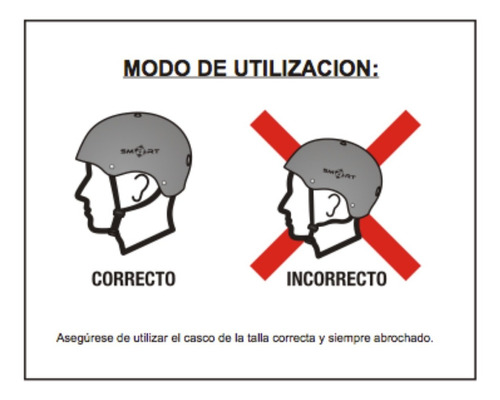 Casco Proteccion Talle S Bicicleta Monopatin Roller 54-56 Cm