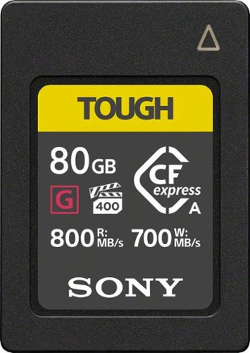 Tarjeta De Memoria Sony Cfexpress Tipo A De 80 Gb