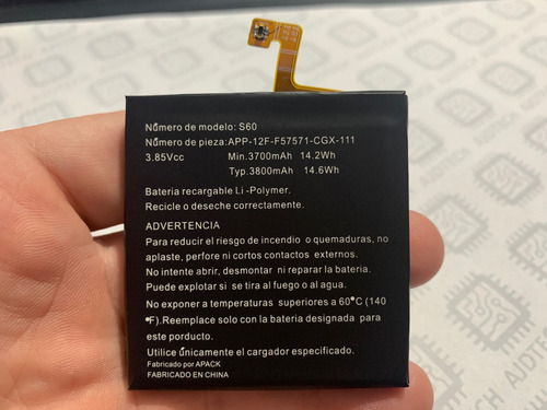 Batería Caterpillar S60 Cat S 60 y kit de herramientas de repuesto