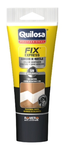 Adhesivo Clavo Liquido Fix Express Quilosa Tubo 250gr