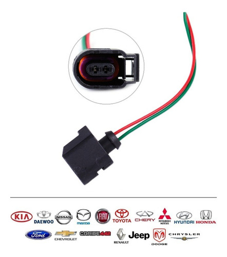 Conector Sensor Abs Volkswagen Fox Polo Passat Jetta Seat