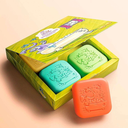Sabonete Natura Mistureba Infantil 4 Unidades De 90g