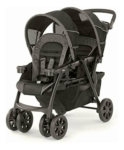 Chicco Carriola Doble Together Minerale, Color Gris