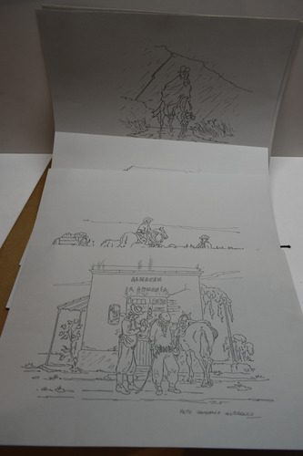 Carpeta Dibujos José Félix Pepe González Guerrico (Usado)