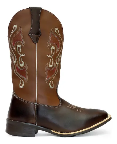 Bota hotsell quadrada feminina