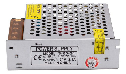 Fonte Chaveada 24v 2.1a 50w Bivolt Cftv Led Som