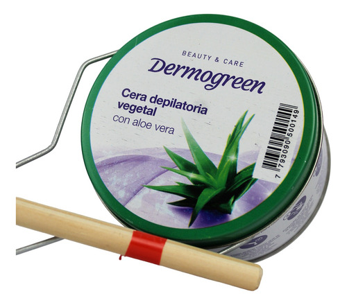 Dermogreen Cera Depilatoria Vegetal Aloe Vera200g Crueltyfre