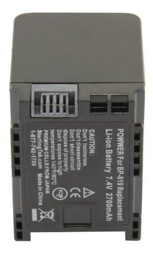 Bateria Bp-819 Para Canon Xa10, Vixia Hf G10 Hf M40 Hf200