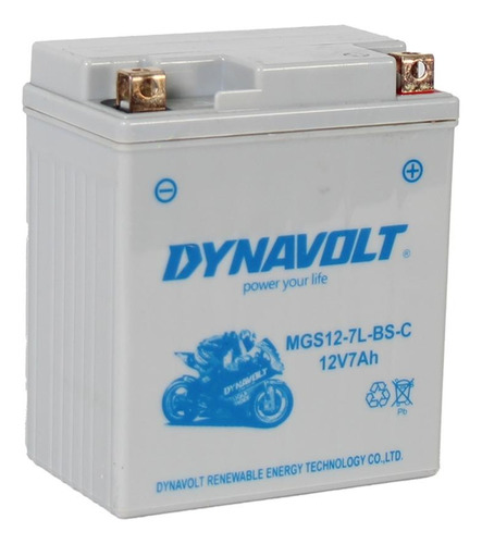 Bateria Gel Dynavolt Mgs12-7l-bs-c (ytx7l-bs) Rider One
