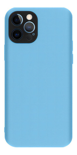 Capa colors Gcm Acessorios Flexível azul para Apple Iphone 12 / iphone 12 pro Compatível com 12 e 12 pro de 1 unidade