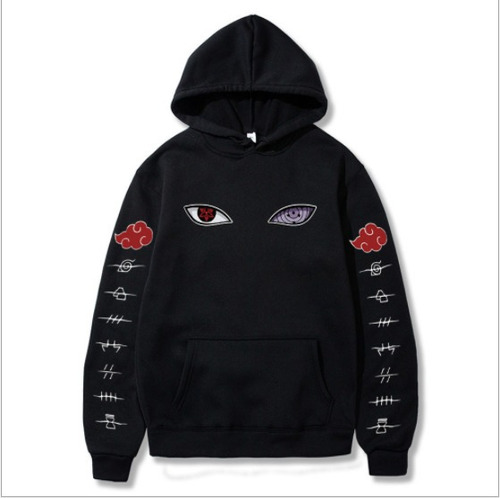 Sudadera Naruto Sharingan Rinnegan, Unisex Con Capucha