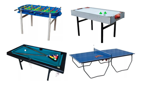 Imagen 3 de 10 de Alquiler Tejo Metegol Ping Pong Pool Plaza Blanda Zona Oeste