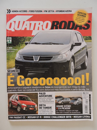 Quatro Rodas #579 É Gol ! - Palio Adventure